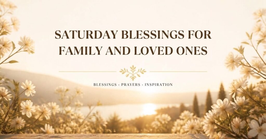 Saturday Blessings for Family and Loved Ones