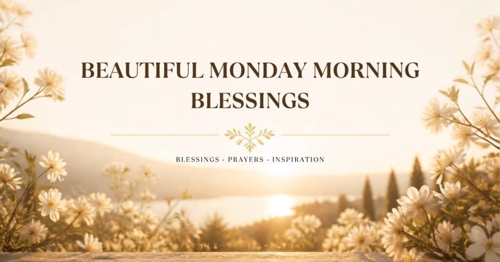 Beautiful Monday Morning Blessings