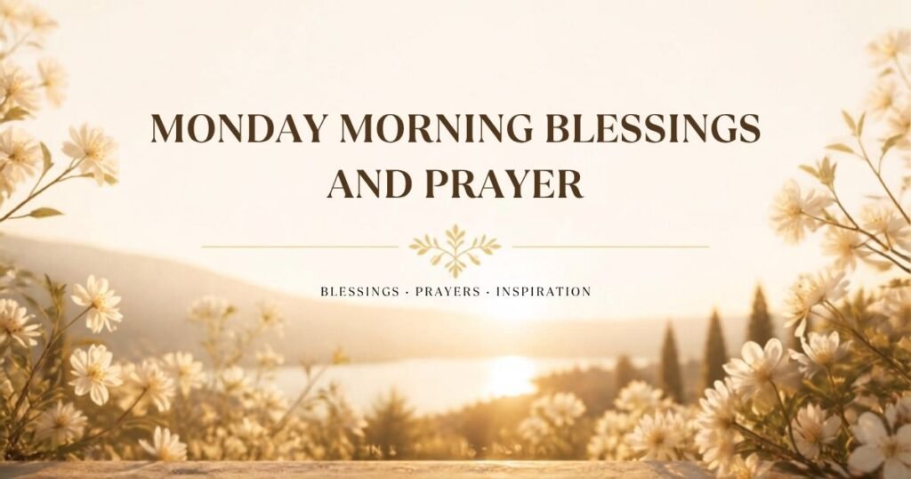 Monday Morning Blessings and Prayer