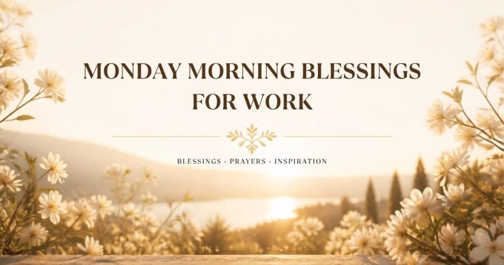 Monday Morning Blessings for Work