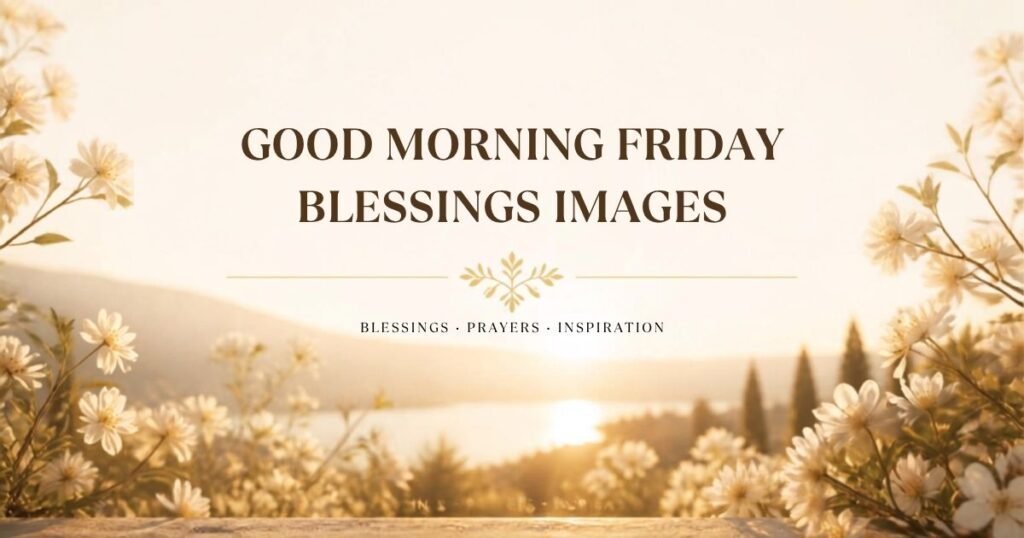 Good Morning Friday Blessings Images