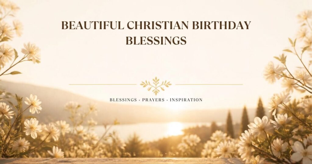 Beautiful Christian Birthday Blessings