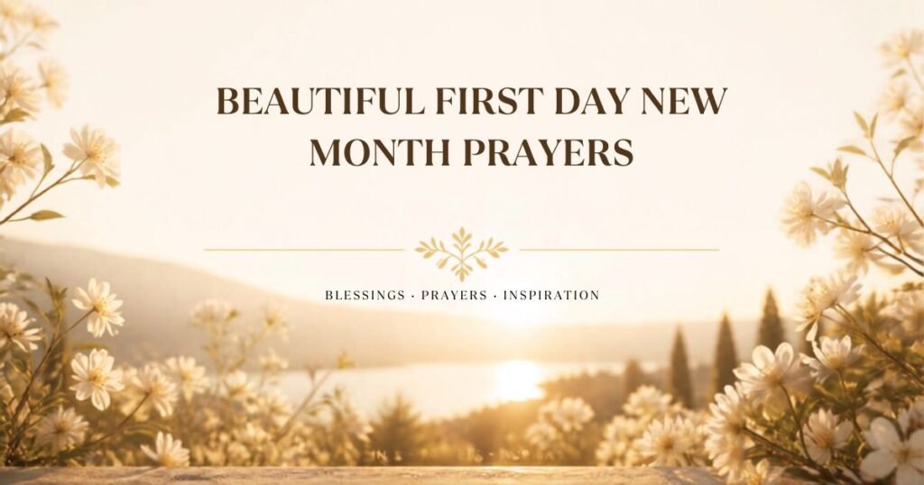Beautiful First Day New Month Prayers