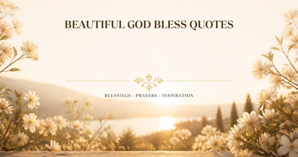 Beautiful God Bless Quotes