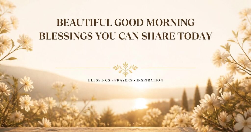 Beautiful Good Morning Blessings You Can Share Today