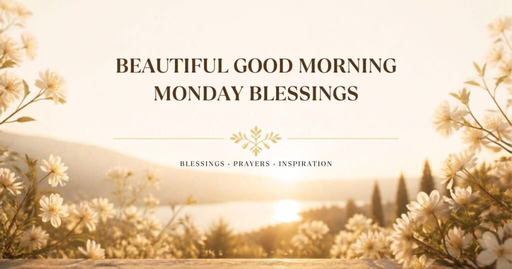 Beautiful Good Morning Monday Blessings