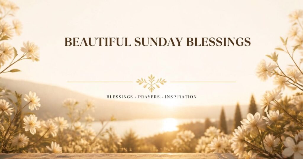 Beautiful Sunday Blessings