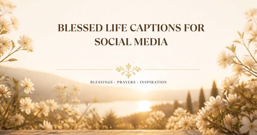 Blessed Life Captions for Social Media
