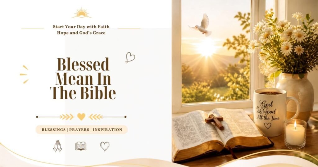 Blessed Mean In The Bible
