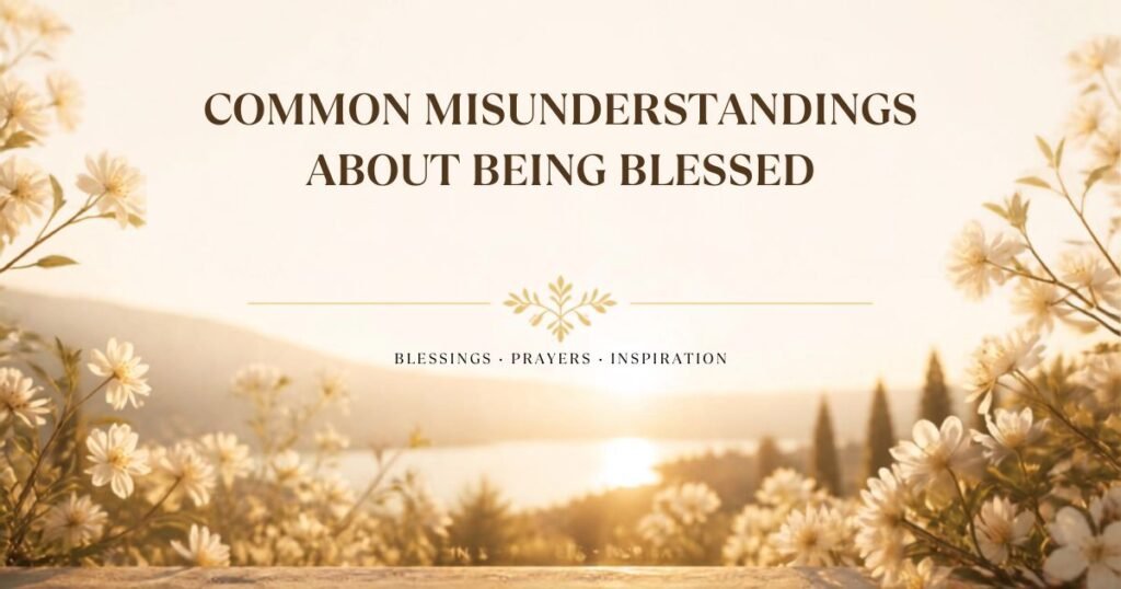 Common Misunderstandings About Being Blessed