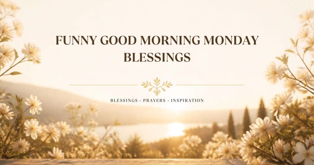 Funny Good Morning Monday Blessings