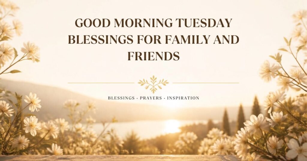 Good Morning Tuesday Blessings for Family and Friends