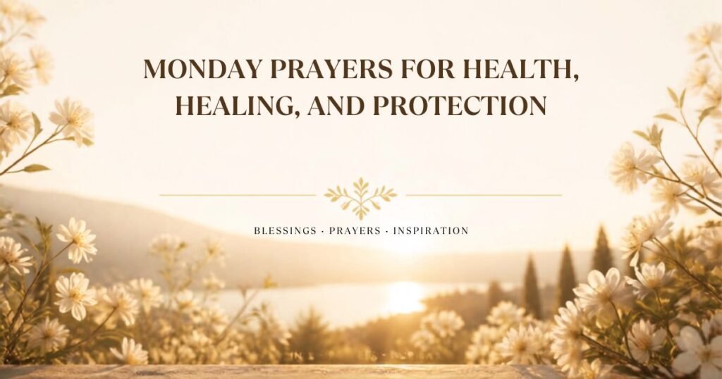 Monday Prayers for Health, Healing, and Protection