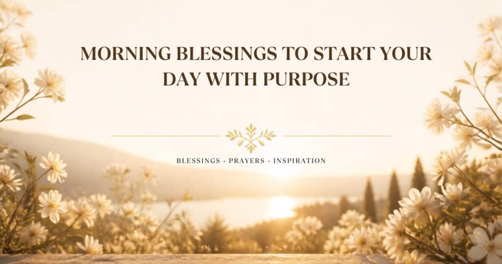 Morning Blessings to Start Your Day With Purpose