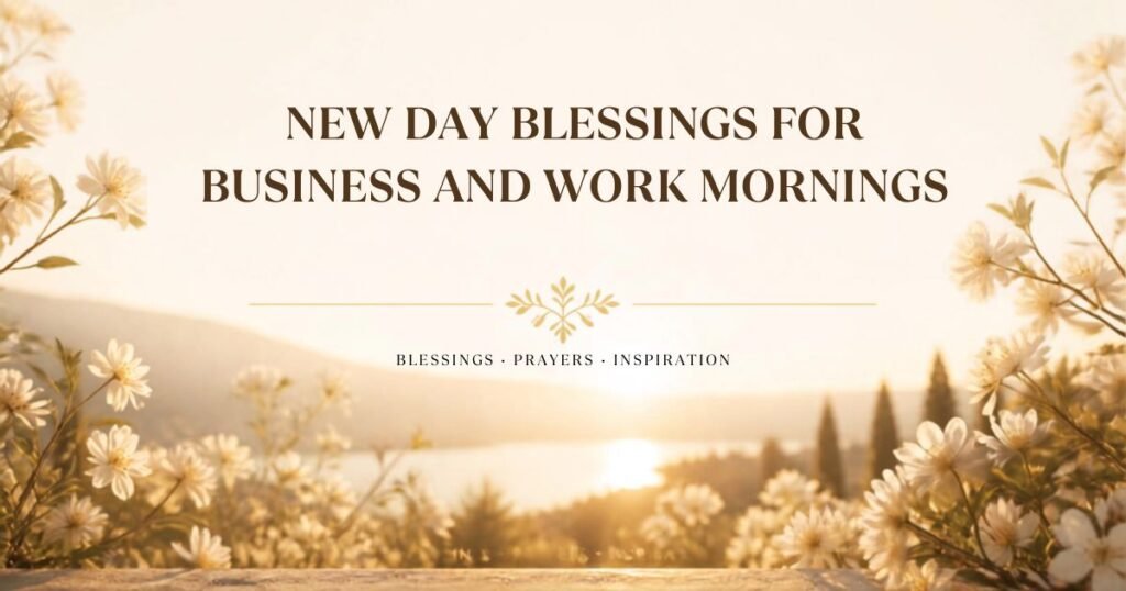 New Day Blessings for Business and Work Mornings