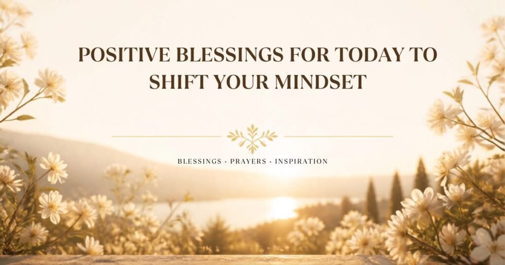 Positive Blessings for Today to Shift Your Mindset