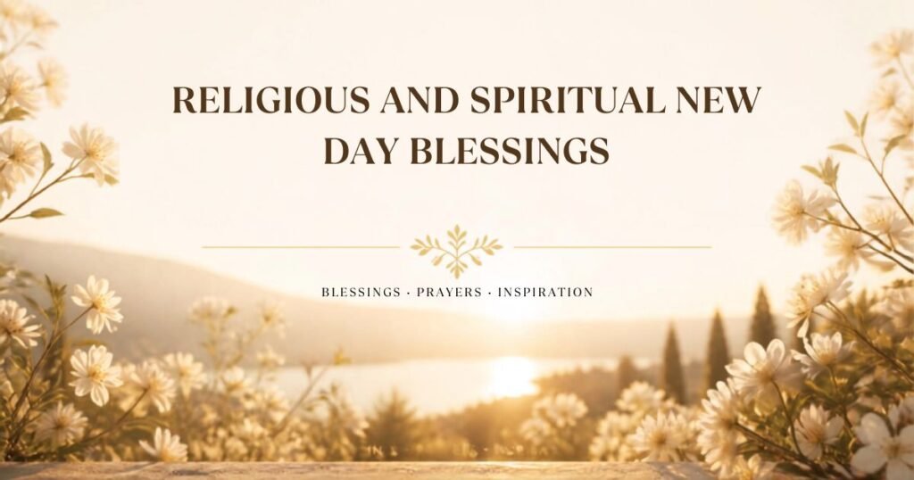 Religious and Spiritual New Day Blessings