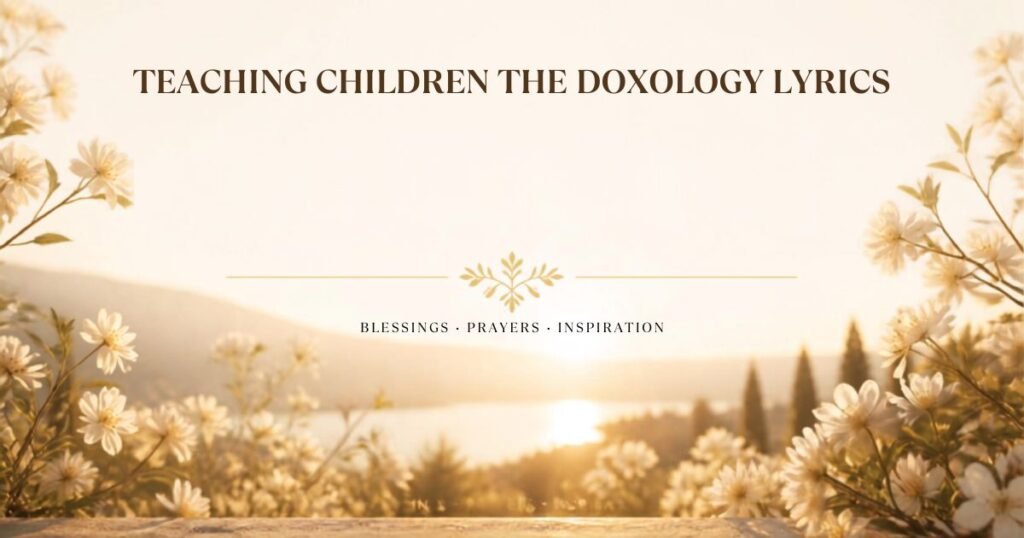 Teaching Children the Doxology Lyrics
