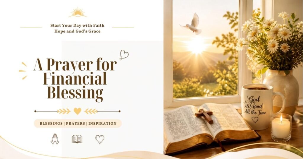 A Prayer for Financial Blessing
