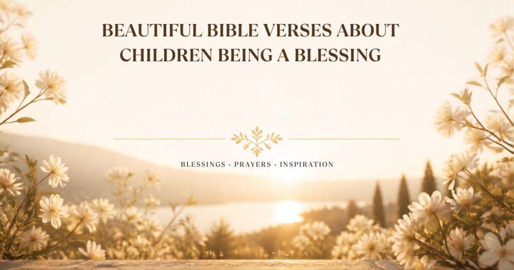 Beautiful Bible Verses About Children Being a Blessing