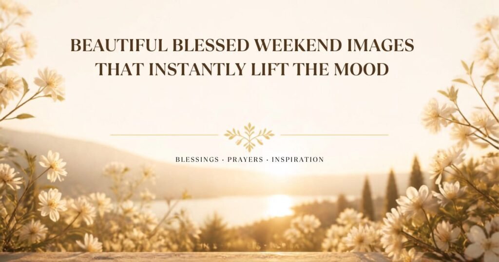 Beautiful Blessed Weekend Images That Instantly Lift the Mood