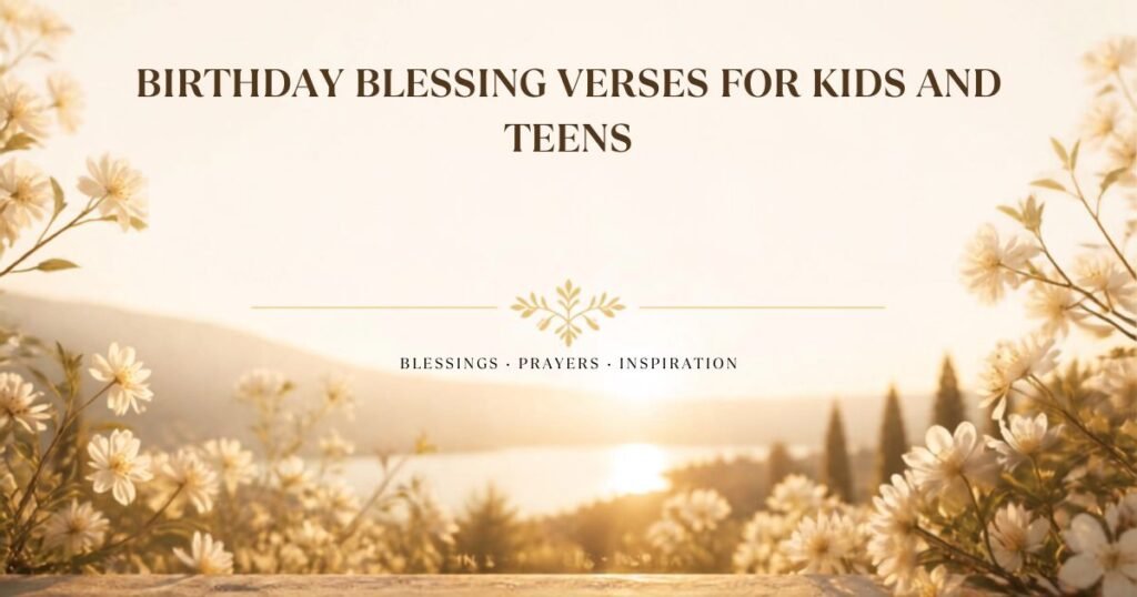 Birthday Blessing Verses for Kids and Teens