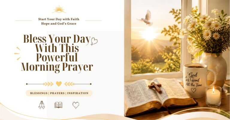 Bless Your Day With This Powerful Morning Prayer