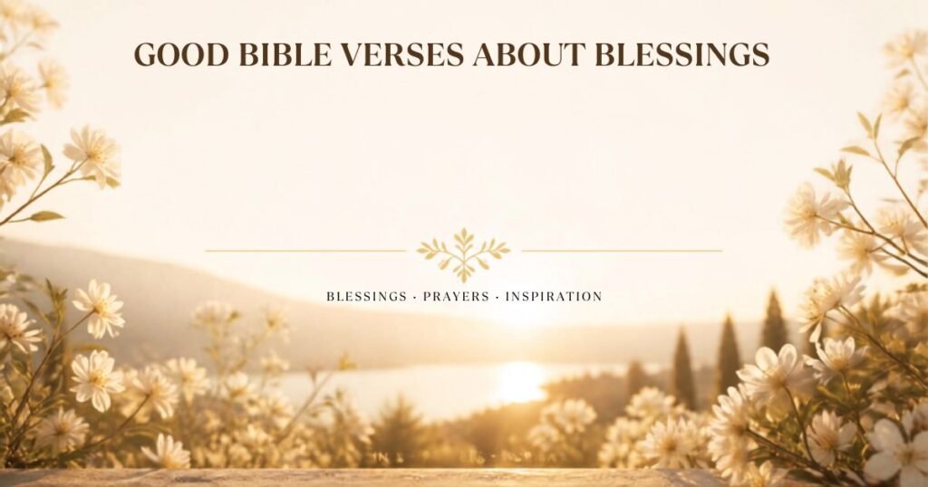 Good Bible Verses About Blessings