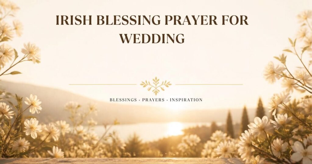 Irish Blessing Prayer for Wedding